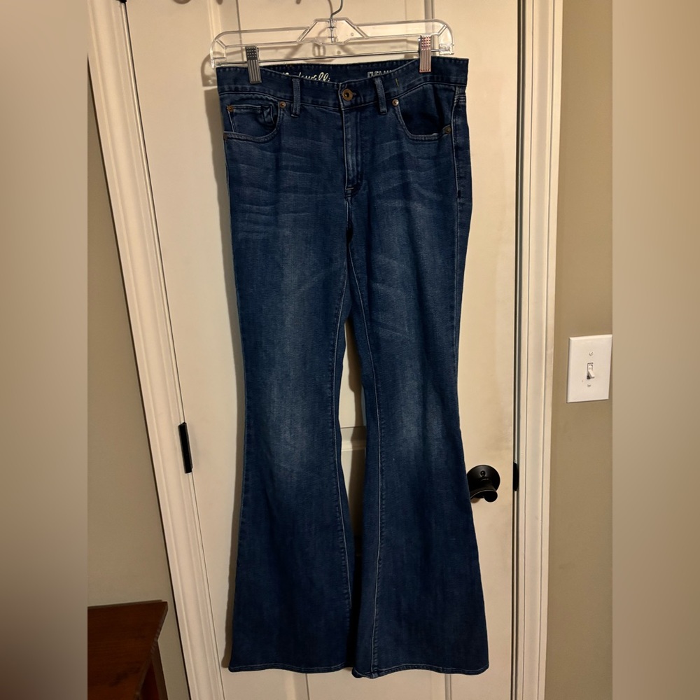Madewell Dark Blue Wide Leg Jeans